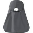 thumbnail image 2 of UPF 50+ Foldable Fishing Hat Baseball Cap with Removable Neck Flap Portable for Men Women Golf Hiking, 2 of 5