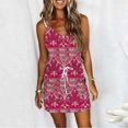 thumbnail image 1 of SMihono Robe d'Été pour Femmes Grande Taille Mode pour Femmes Couleur Unie Confortable Ample Sans Manches Décontractée Hauts Robe, 1 of 5