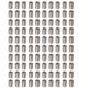 thumbnail image 1 of 100Pcs Thread Inserts Male Female Reducing Nut Repair Tool Stainless Steel Fastener M2.5x0.453D, 1 of 5