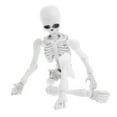 thumbnail image 1 of Mini Movable Skeleton Figure Model Toy for Halloween Decoration and Educational Human Body Display, 1 of 7