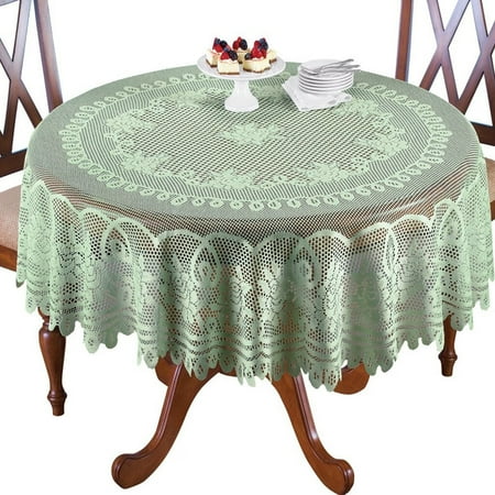 

LBS White Or Cream Lace Kitchen Table Cloth Tablecloth Round Or Oblong Choice