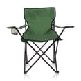thumbnail image 1 of Silla Plegable de Camping Reforzada Con Portavasos y Bolsa de Transporte Color Verde, 1 of 6