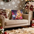thumbnail image 4 of LSLJS Pillow Covers - Christmas Decorations LED Lights Throw Pillow Covers Two Mode Switching Printed for Gifts Sofa Couch Holiday Party, 18x18", 4 of 6