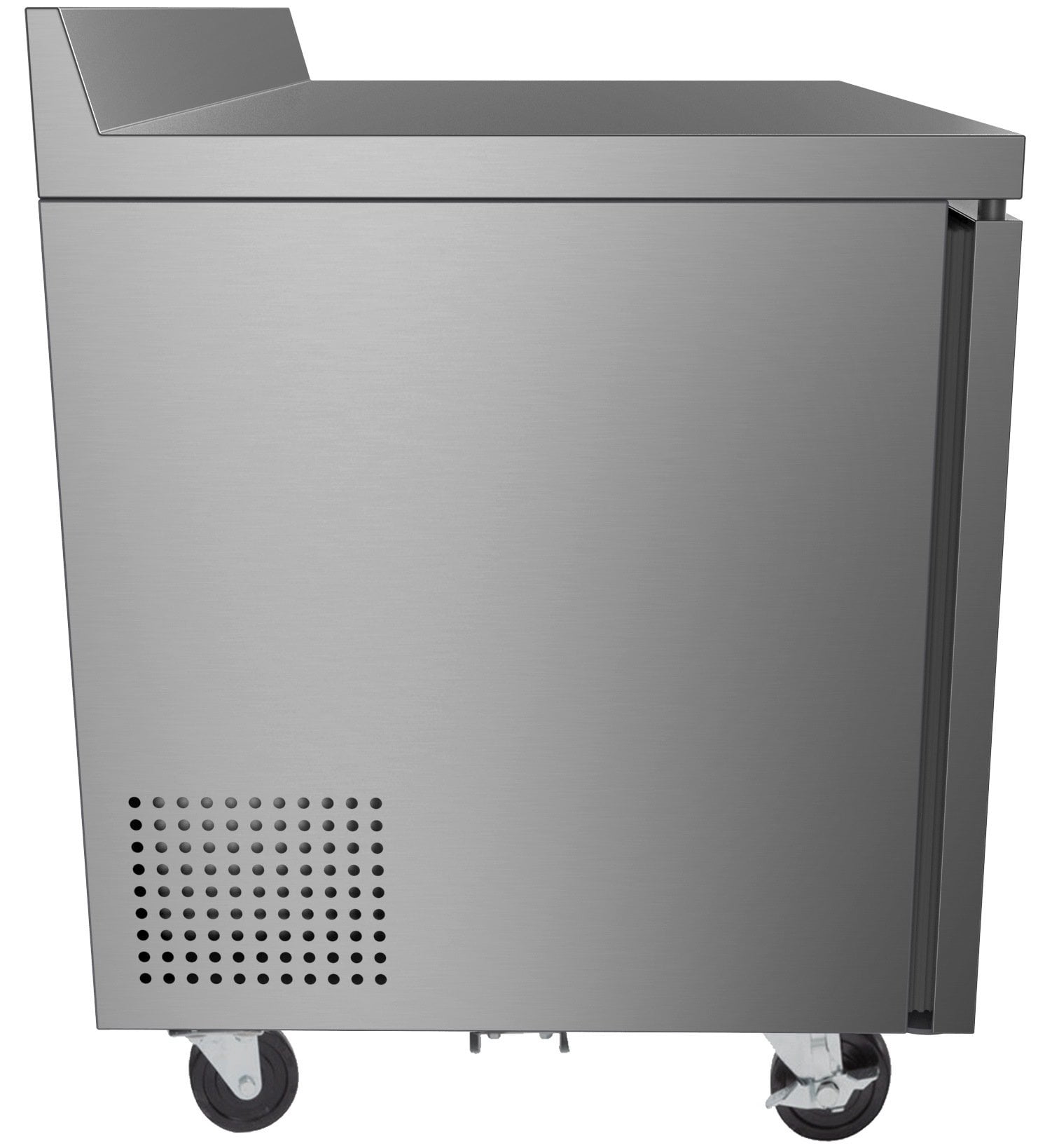 KoolMore 48 in. Commercial Two Door Worktop Refrigerator in Stainless Steel,  12 Cu. ft.