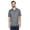 CHARCOAL, variant on UltraClub Men's Cool & Dry Mesh Piqué Polo L CHARCOAL