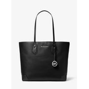 Michael Kors Eva Ladies Medium Black Canvas Tote Bag 30T9SV0T3L-001