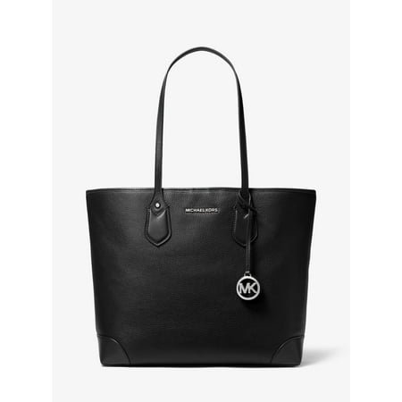 Michael Kors Eva Ladies Medium Black Canvas Tote Bag 30T9SV0T3L-001