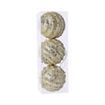 thumbnail image 5 of Hvmvliv Champagne-colored Sparkling Sequin Christmas Ball Tree Decoration Metallic Finish Ornament Gold, 5 of 6