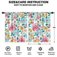thumbnail image 2 of Blackout Kids Curtains,Pioneer Flower Floral Print Pattern Childrens Insulated Curtains Set Of 2,Bedroom Essentials,Toddler Room Decor 42"x54", 2 of 5
