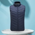 thumbnail image 4 of Men's Fleece Heated Vest, Lightweight insulated Electric Vest, 4 of 8