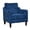 Blue, variant on LEGAHOME Accent Chair for Living Room, Chenille Upholstered Armchair with Solid Wood Leg, Mid Century Single Sofa Chair for Living Room, Bedroom, Reading Corner, Dark Gray