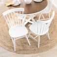 thumbnail image 6 of Bush Furniture Windsor High Back Spindle Dining Chairs - Set of 2 in White, 6 of 8