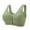 Green, variant on Clothing Bra for Women Daisy Bras for Older Women Comfortable Convenient Front Closure Cotton Bras for Seniors Full Support No Underwire Bras Nylon Bra