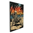 thumbnail image 2 of 16x24 inch Canvas Frameless Picture Summer Days Of Skeleton People,Man Cave,Bathroom,Tavern Painting Wall Art Decor,Exquisite Skeleton Art Decor Oil Paintings On Canvas Poster,For Bedroom,Bar, 2 of 6