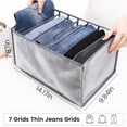 thumbnail image 4 of DKLYHW Wardrobe Clothes Organizer, Closet Organizers and Storage, Drawer Organizer for Clothes, Jeans, Trousers, T-shirts, Skirts, 4 of 8