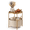 Gold, variant on TeoKJ Round Gold Metal Side Table, Small Bedside Nightstand with Removable Fabric Storage Tray for Living Room Bedroom Patio Nursery Bathroom