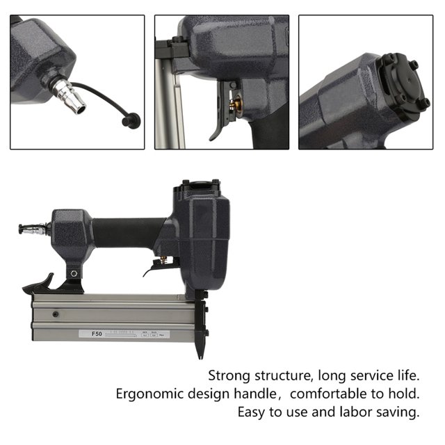 LAFGUR F50 Pneumatic Nail Woodworking Air Nailing Stapler Professional Tool HOT