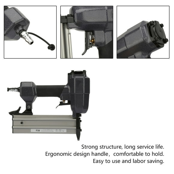 LAFGUR F50 Pneumatic Nail Woodworking Air Nailing Stapler Professional Tool HOT