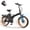 Black, variant on Hunter Folding Electric Bike for Adults, 20"x 3.0" Fat Tire EBikes, 7-Speed Removable Battery EBicycle, 500W Motor 48V 13.5Ah 28MPH 65Mi Max Range, Black with Free Phone Bag