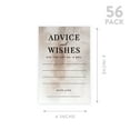 thumbnail image 5 of Koyal Wholesale Earthy Watercolor Wedding Advice & Well Wishes Guest Book Cards for Bride and Groom, 56 Pack, 5 of 5