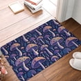 thumbnail image 5 of Fotbe Extra Durable Door Mat - Dirt Trapping Outdoor Welcome Mats - Non-Slip Outdoor Door Mats - Low Profile Front Door Mat - Indoor (16" x 24", Floral Hippie Mushrooms ), 5 of 9