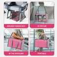 thumbnail image 6 of CshidWorld Cat Carrier, Pet Carrier for Large Cats, Soft-Sided Cat Carrier with a Bowl/Front Storage Bag for Small Medium Cats Dogs up to 20lbs, Collapsible Travel Cat Carrier, TSA Approved(Pink), 6 of 7