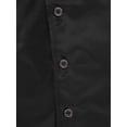 thumbnail image 5 of TiaoBug Short/Long Sleeve Chef Jacket for Men Women Summer Chef Coat for Kitchen Canteen Restaurant Black M, 5 of 7