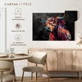 thumbnail image 5 of Elephant Stock Cow Abstract Wall Art - Horizontal Canvas Wall Art - Living Room Wall Decor - Animal Canvas - Black And Gray Decor - 12" x 8", 5 of 8