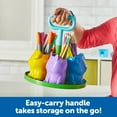 thumbnail image 4 of Learning Resources Create-a-Space Kiddy Center Pets - Kids Art and Craft Supply Storage, Caddy Playroom Organization, Classroom Organization, 4 of 10