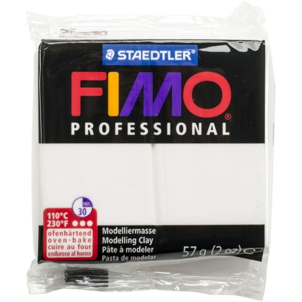 FIMO Soft Pâte à Modeler à cuire - 57 g - Blanc