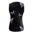 thumbnail image 5 of Eashery Womens Tank Top Beach Women Summer Stretch Slim Round Neck Ribbed Tank Basic Solid Top Purple XXL, 5 of 5