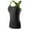 Yellow, variant on Soft Tank Tops for Women Yoga Racerback Crewneck Sleeveless Workout Running Solid Color Shirts Casual Summer Loose Fit Cute Lightweight Vest Trendy Beach Vacation Outfits, Black L