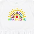 thumbnail image 4 of Inktastic Hello, Preschool Sunshine Rainbow with Crayons Girls Toddler Dress, 4 of 5