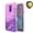 Purple/Pink, variant on LG Aristo 4 /4 Plus Phone Case, with [Tempered Glass Protector Included] Liquid Floating Glitter Quicksand Bling with Spot Diamond Cover - Green/Red