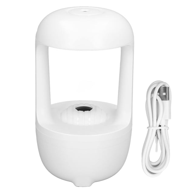 Humidificador de escritorio de 500 ml con carga USB, antigravedad, con gotas de agua para el hogar.