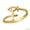 Yellow, variant on Solid Gold Christian Ichthys Jesus Fish Cross Wraparound Band Ring (14K White Gold,Size 9)