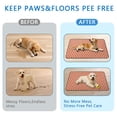 thumbnail image 6 of Stylish Textured Washable Pee Pads for Dogs, 24"x35" Leopard Print Reusable Potty Pad, Non-Slip Mat for Floors and Crates.(Texture/leopard /Geometry, 24" x35" ), 6 of 8
