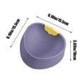 Cat Food Bowl, Plastic Tilted Water Bowl, Anti Vomiting and Protect