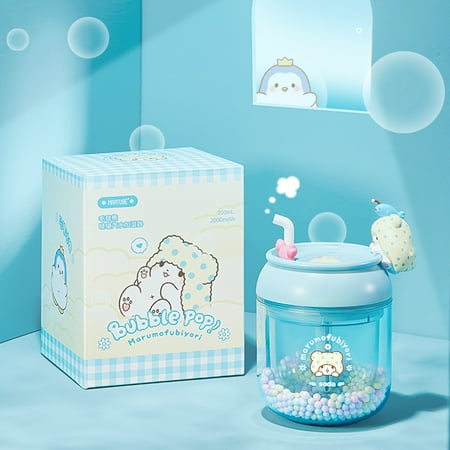 

2023 New Sanrio Marumofubiyori Blanket Bear Humidifier Anime Cartoon Bubu Panda Humidifier Desk Decor Toys Girls Halloween Gifts