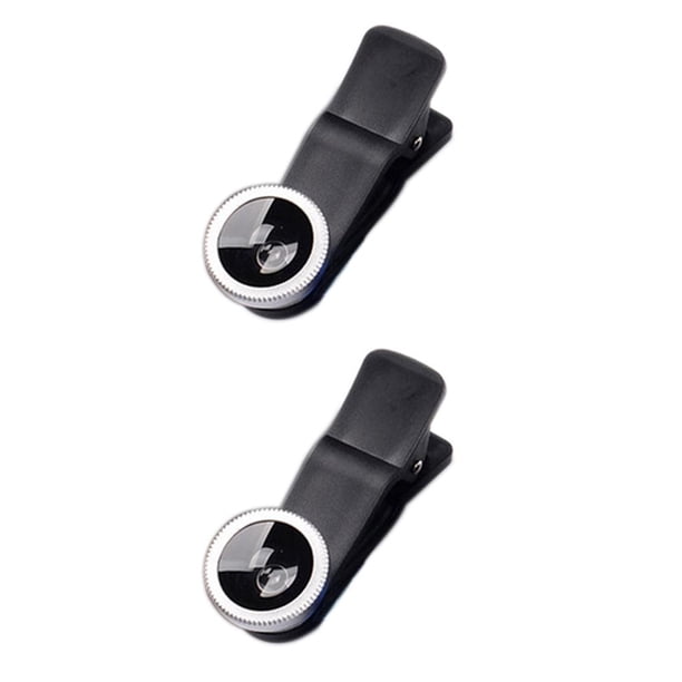 sweethay Kit de lentes con clip para cámara de teléfono inteligente universal 3 en 1 Lente ojo de pez de 180 ° Lente gran angular 0,67X Type1 NO1