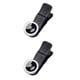 thumbnail image 2 of Cateissary Lente de cámara universal para teléfono móvil, portátil, profesional, gran angular, Macro, ojo de pez, herramienta para sesión de fotos, Plata 2piezas, 2 of 5