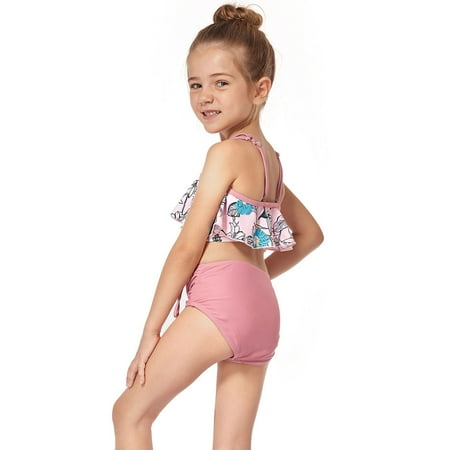 

Cathalem Christmas Matching Pajamas for Family Short Sleeve High Waisted Drawstring Bikini Frill Line New Years Family Pajamas Suit A B