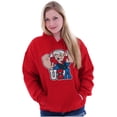 thumbnail image 4 of Popeye The Sailor Man USA Muscle Hoodie Sweatshirt Women Men Brisco Brands L, 4 of 6