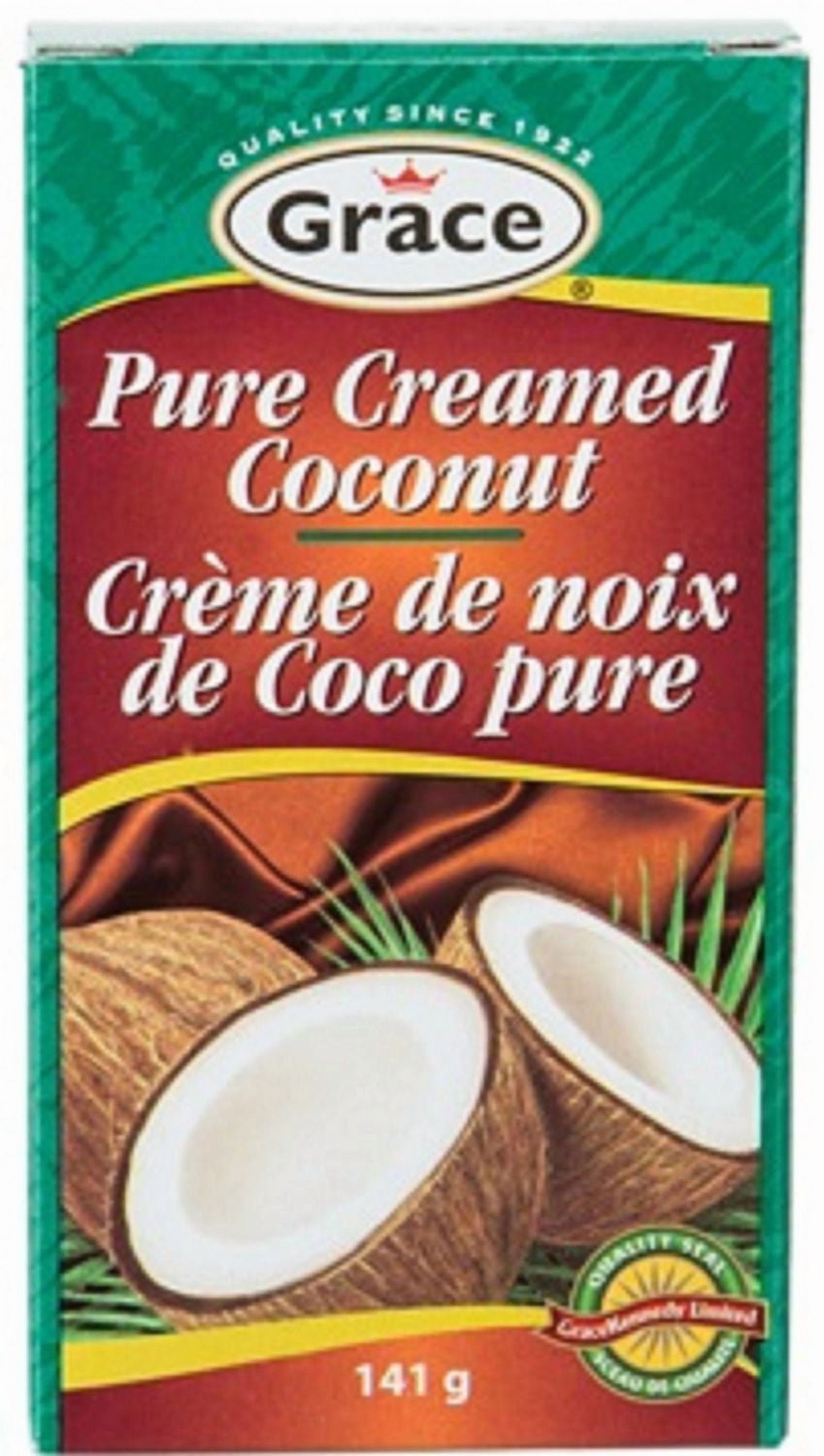 Grace Pure Coconut Cream, 141g Box