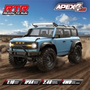 1/16 Remote Control Crawler Car Toy 2.4Gz All Terrain Crawling Car Model Play Vehicle for Adult Outdoor Competiton Game
