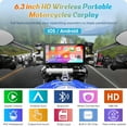 thumbnail image 2 of Pantalla CarPlay para motocicleta Carpuride W603 Wireless CarPlay, 2 of 9