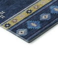 thumbnail image 4 of Addison Rugs Mayfield Washable Southwest Aztec Blue Rectangle Rug, 10' x 14', 4 of 6