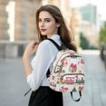 thumbnail image 6 of FORMRS Mini Backpack Purse for Women Travel Daypack Casual Shoulder Bag, Christmas Penguin, 6 of 7