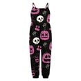 thumbnail image 4 of Girls Halloween Tank Romper Cute Graphicint Harem Pants Sleeveless Playwear Holiday Jumpsuit, 4 of 5