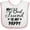 White and Pink, variant on Inktastic My Best Friend is My Pappy with Hearts Boys or Girls Baby Bib
